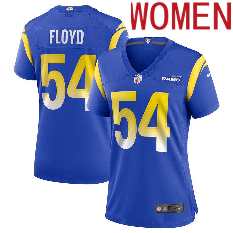 Women Los Angeles Rams #54 Leonard Floyd Nike Royal Game NFL Jersey